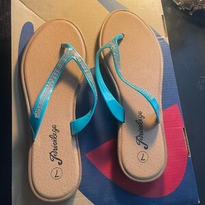 Privilege Turquoise Sandals for Women